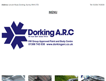 Tablet Screenshot of dorkingarc.co.uk